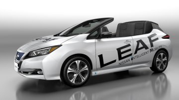 Nissan Leaf Open Car unveiled to celebrate 1,00,000 Nissan Leaf sales in Japan