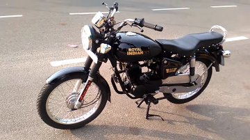 100 cc Royal Enfield Bullet imitation [Video]