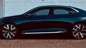 Tata E-Vision Sedan Concept snapped outdoors for the first time