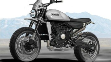 Norton Atlas 650 scrambler teased ahead of the premiere at Motorcycle Live 2018?