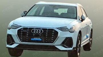 First real-life shots of the 2018 Audi Q3 in daylight surfaces