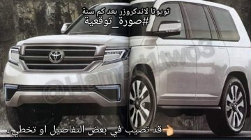 2020 Toyota Land Cruiser rendered by a Japanese magazine