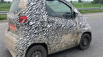 Baojun E100 EV spied up-close in India