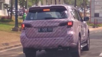 Nissan's Toyota Fortuner challenger spotted in another RHD market (Indonesia)