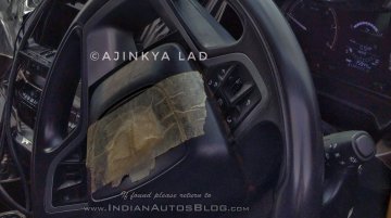 Tata Harrier interior spy shots