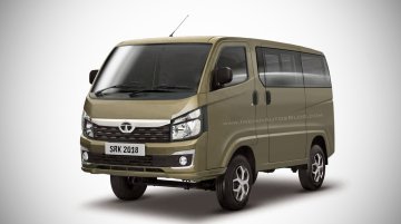 Tata Intra 'Venture' passenger van - IAB Rendering