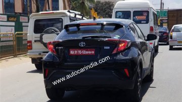 Toyota C-HR spied testing in India for the first time