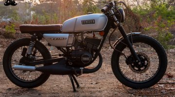 Custom Yamaha RX 135 'Tarak' Brat Cafe Racer Photo Gallery