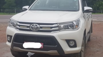 New Toyota Hilux spotted in India