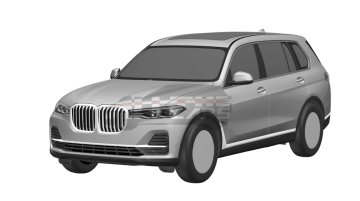 India-bound BMW X7 (production model) leaked in patent images