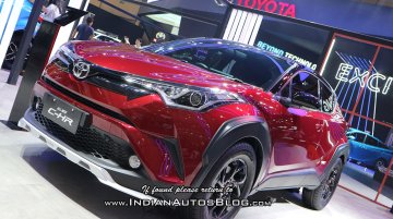 Spied in India, Toyota C-HR TRD showcased at the GIIAS 2018