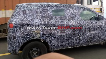 Renault RBC MPV snapped near its production site in India