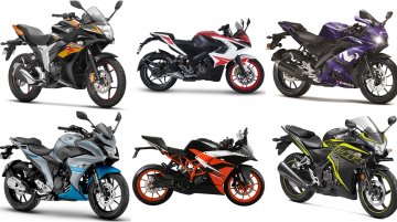 Top 6 faired bikes in India under INR 2 lakh - Yamaha R15 to KTM RC 200