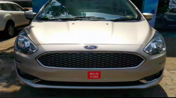 2018 Ford Aspire (facelift) - Spy