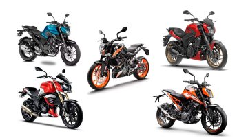 Top 5 naked 'sport' bikes between INR 1 lakh & 2 lakh - IAB Picks