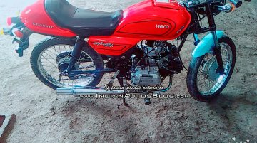 Twin cylinder Hero Splendor Pro Classic