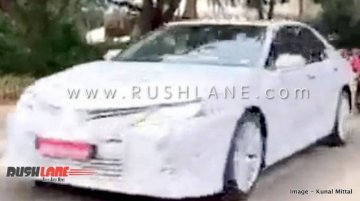 Eighth-gen Toyota Camry spied in India for the first time, to go on sale in 2019