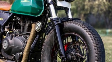 Modified Royal Enfield Himalayan Cafe Racer