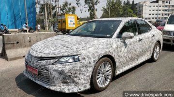 Eighth-gen Toyota Camry spied up close in India [Update]