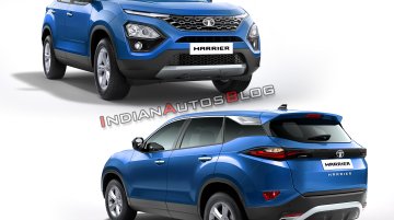 Tata Harrier Colours - Renderings