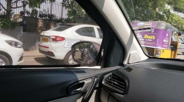 Tata Tigor EV with commercial registration spied in Hyderabad