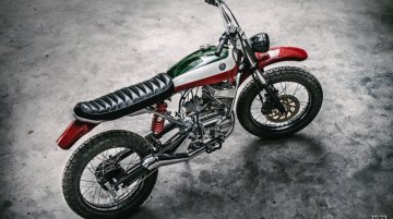 Custom Yamaha RX100 modified into a scrambler - 10 live images