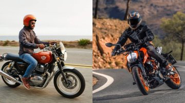 Royal Enfield Interceptor INT 650 vs. KTM 390 Duke drag race [Video]