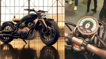 Royal Enfield KX Bobber gets single-sided swingarm & smartphone connectivity [Video]