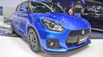 Speedy Blue Metallic Custom Suzuki Swift at 2018 Thai Motor Expo - Live