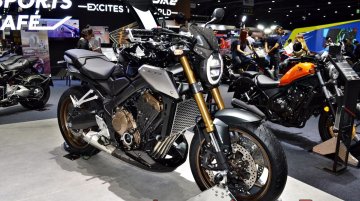 2019 Honda CB650R (standard & limited edition) on display at the Thai Motor Expo