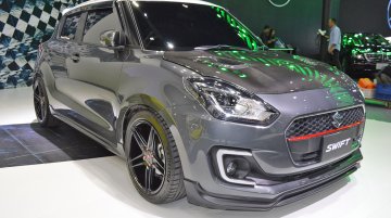 Mineral Grey Metallic Custom Suzuki Swift at 2018 Thai Motor Expo - Live