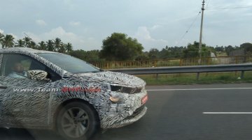 Tata 45X (Tata Aquilla) shows its sleek headlamps and mid-set front fog lamps