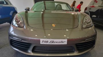 Porsche 718 Boxster at the Autocar Performance Show 2018