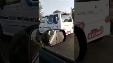 Maruti Suzuki Wagon R EV spotted on test