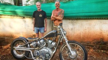 Custom Royal Enfield Bobber 'Alchemy' based on Carberry 1000cc engine [Video]