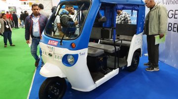 Mahindra Treo & Treo Yaari displayed at EV Expo 2018