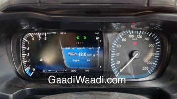 Tata 45X features a Harrier-like semi-digital instrument cluster