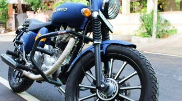 Matte Blue Royal Enfield - Image Gallery