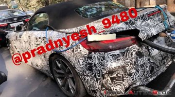 2019 BMW Z4 spied undergoing emission testing in India