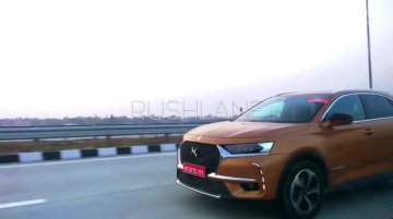 DS 7 Crossback spied testing in India for the first time [Update]