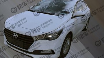 Hyundai Verna Yuena CVT spied for the first time
