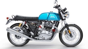 Royal Enfield Interceptor INT 650 with Continental GT 650 Fuel Tank - Image Gallery