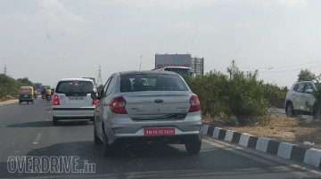 Ford Aspire 'Blu' spied for the first time