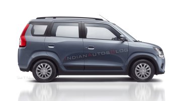 7-seat Suzuki WagonR MPV (Datsun GO+ rival) - IAB Rendering