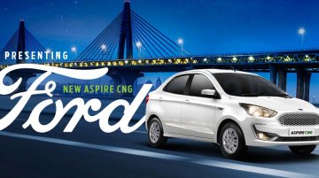 Ford Aspire CNG launched, priced from INR 6.27 lakh