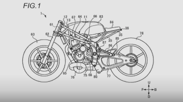 Design patents reveal a new modern-retro Suzuki Café Racer