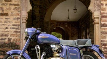 Restored 1973 Jawa 250 with the picturesque backdrop of Rajasthan is a sight to behold