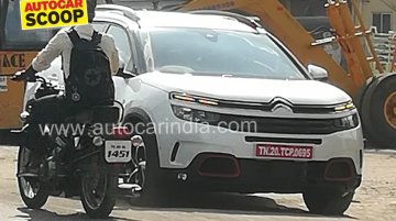 Citroen C5 Aircross spied in India for the first time