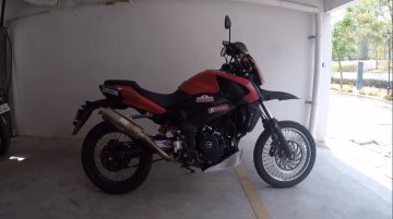 Rally prepped Bajaj Dominar 400 - Image Gallery