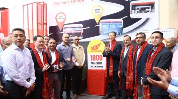 Honda 2Wheelers India inaugurates its 1,000th dealership in the country